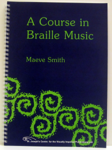 Work sample of design and typesetting of a text book, involving common music notation and Braille music, by Playright Music Ltd.