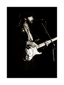 Eric Clapton on stage in Dublin, Ireland, 1979